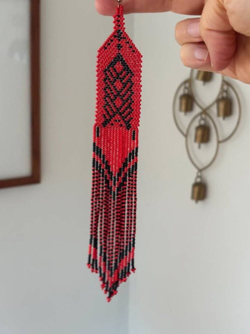 Mother Sierra Volcanes Beaded Earrings